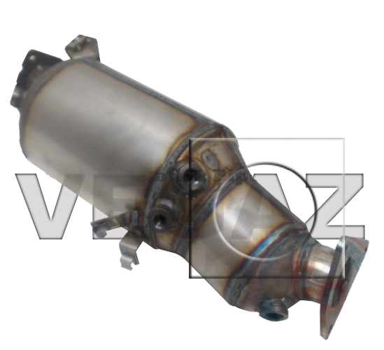 VEGAZ Sod-/partikelfilter, udstødningssystem ak831 for AUDI