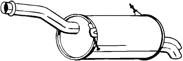 VEGAZ Bagerste lyddæmper CS-285 bag for CITROËN/PEUGEOT