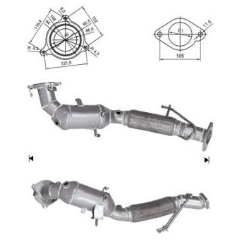 VEGAZ Katalysator fk343 for FORD