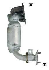 VEGAZ Katalysator fk953 foran for FORD