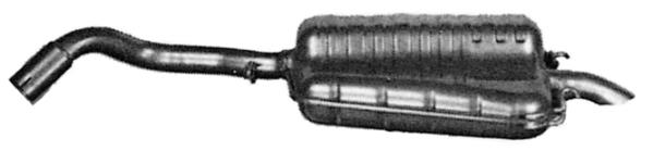 VEGAZ Bagerste lyddæmper fs297 bag for FORD
