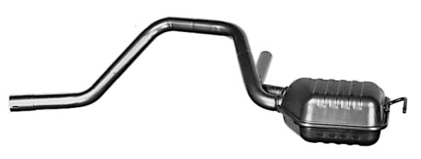 VEGAZ Midterste lyddæmper fs365 midten for FORD