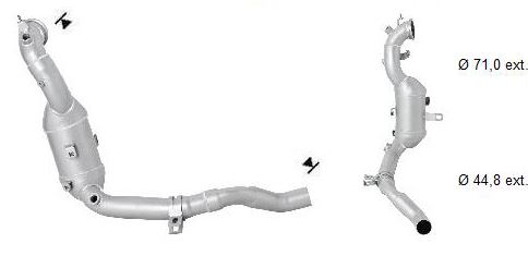 VEGAZ Katalysator ftk806 for FIAT