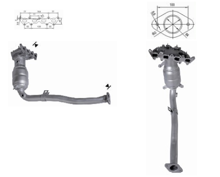 VEGAZ Katalysator ftk848 for FIAT