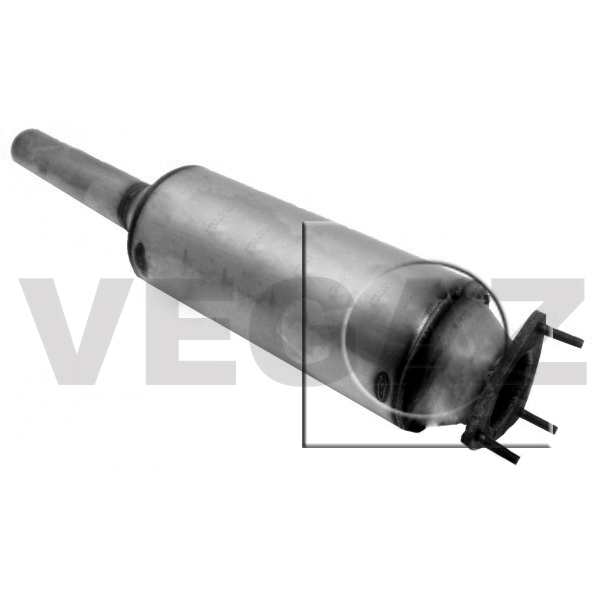 VEGAZ Sod-/partikelfilter, udstødningssystem ftk869 foran for FIAT