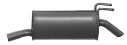 VEGAZ Bagerste lyddæmper fts244 bag for FIAT