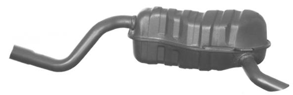 VEGAZ Bagerste lyddæmper fts332 bag for FIAT AUTOBIANCHI