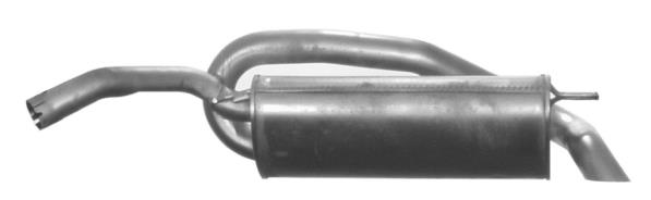 VEGAZ Bagerste lyddæmper fts279 bag for FIAT