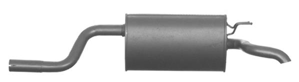 VEGAZ Bagerste lyddæmper fts334 bag for AUTOBIANCHI FIAT