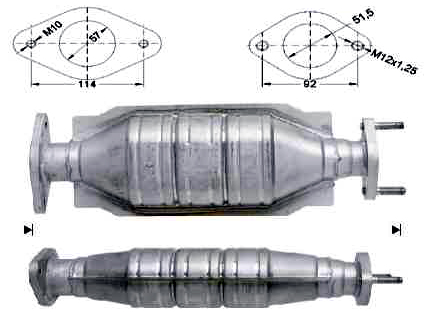 VEGAZ Katalysator mik920 for MITSUBISHI