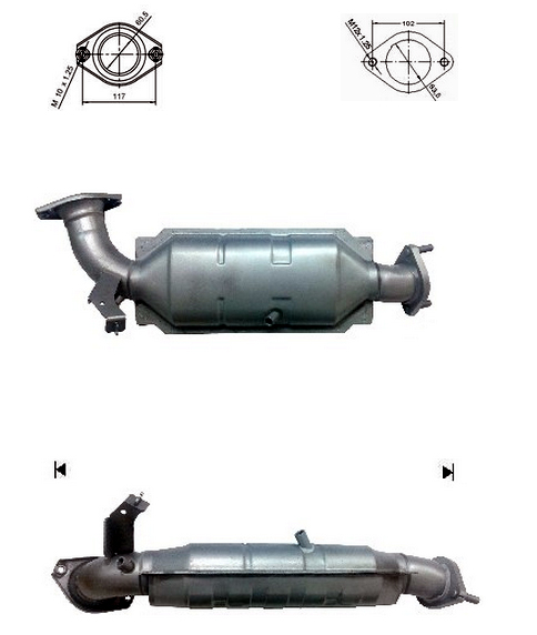 VEGAZ Katalysator mik932 for MITSUBISHI