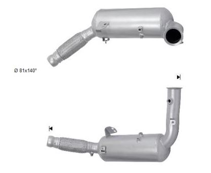 VEGAZ Sod-/partikelfilter, udstødningssystem MK-329 for MERCEDES-BENZ