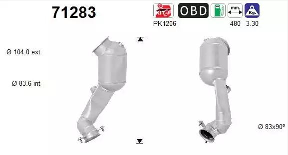 VEGAZ Katalysator mk366 for MERCEDES-BENZ