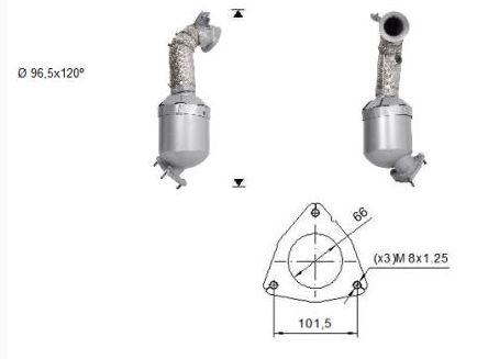VEGAZ Katalysator mok949 for LAND ROVER