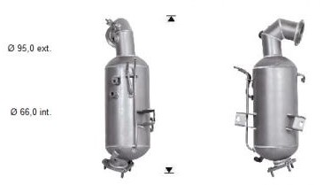 VEGAZ Sod-/partikelfilter, udstødningssystem OK-884 for OPEL