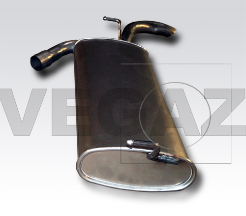 VEGAZ Bagerste lyddæmper OS-782 for OPEL