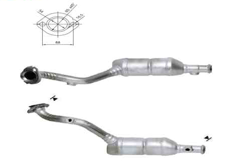 VEGAZ Katalysator rk308 for RENAULT
