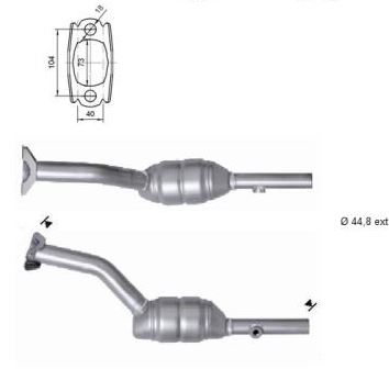 VEGAZ Katalysator rk311 for RENAULT
