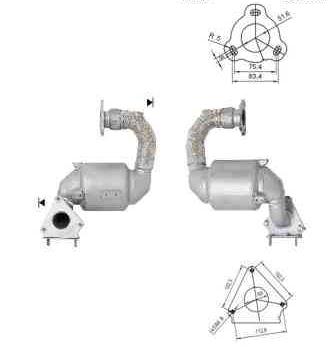 VEGAZ Katalysator rk321 for RENAULT