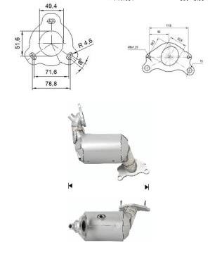 VEGAZ Katalysator rk368 for NISSAN RENAULT DACIA