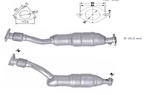 VEGAZ Katalysator rk862 for RENAULT