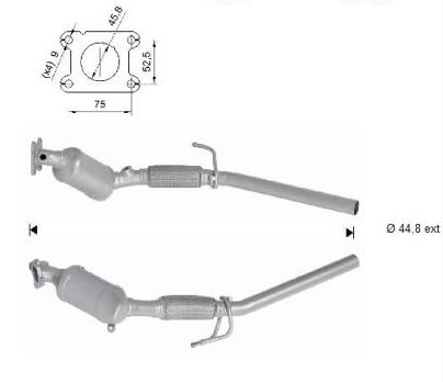 VEGAZ Katalysator SEK-969 for VW