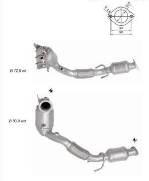 VEGAZ Katalysator SKK-935 for VW