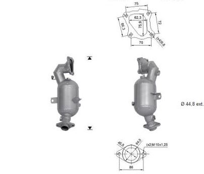 VEGAZ Katalysator SZK-976 for SUZUKI