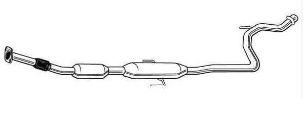 VEGAZ Katalysator tk857 for TOYOTA