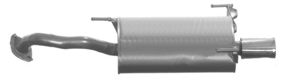 VEGAZ Bagerste lyddæmper ts246 bag for TOYOTA