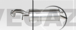 VEGAZ Bagerste lyddæmper ts277 for TOYOTA