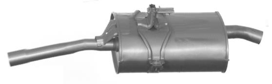 VEGAZ Bagerste lyddæmper ts313 bag for TOYOTA