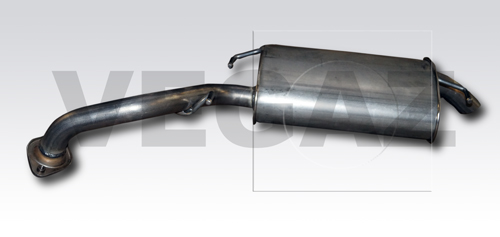 VEGAZ Bagerste lyddæmper ts462 bag for TOYOTA