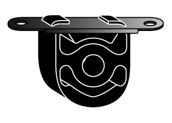 VEGAZ Holder, udstødningssystem vg120 for VW
