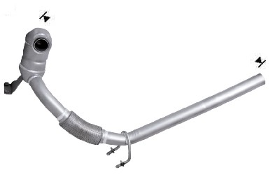 VEGAZ Katalysator vk307 foran for SEAT
