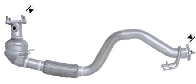 VEGAZ Katalysator vk309 foran for VW