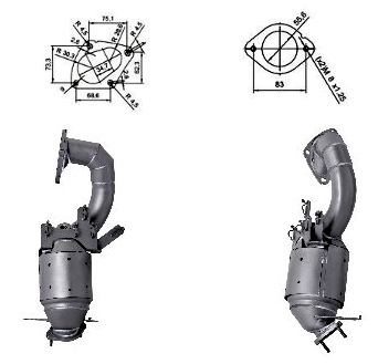 VEGAZ Katalysator vk316 for VW