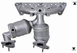 VEGAZ Katalysator vk349 foran for AUDI VW