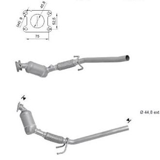 VEGAZ Katalysator vk439 for VW