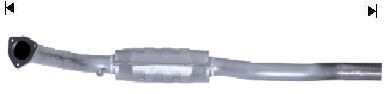 VEGAZ Katalysator vk835 midten for VW