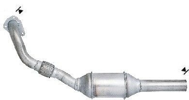 VEGAZ Katalysator vk836 foran for VW