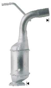 VEGAZ Katalysator vk982 midten for VW