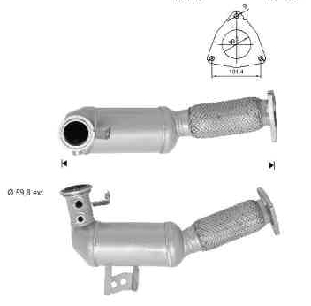 VEGAZ Katalysator vok989 for VOLVO