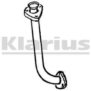 VEGAZ Udstødningsrør VR-179 midten for VW