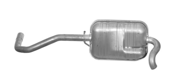 VEGAZ Bagerste lyddæmper vs354 bag for SEAT AUDI VW