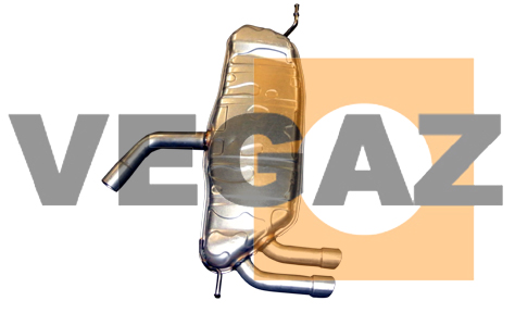 VEGAZ Bagerste lyddæmper vs530 for VW