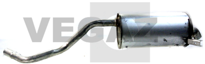 VEGAZ Bagerste lyddæmper rs443 for RENAULT