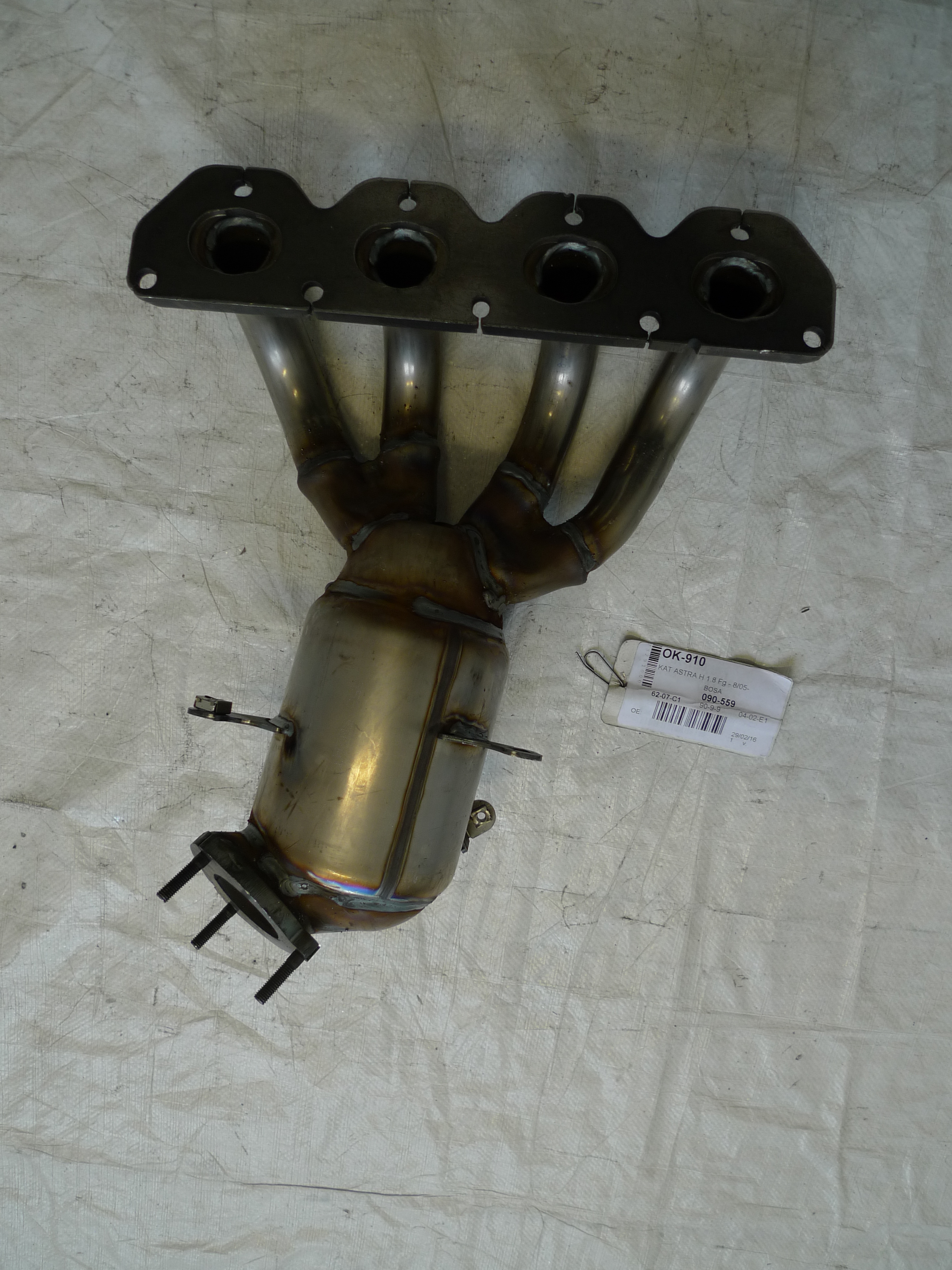VEGAZ Katalysator ok910 foran for OPEL