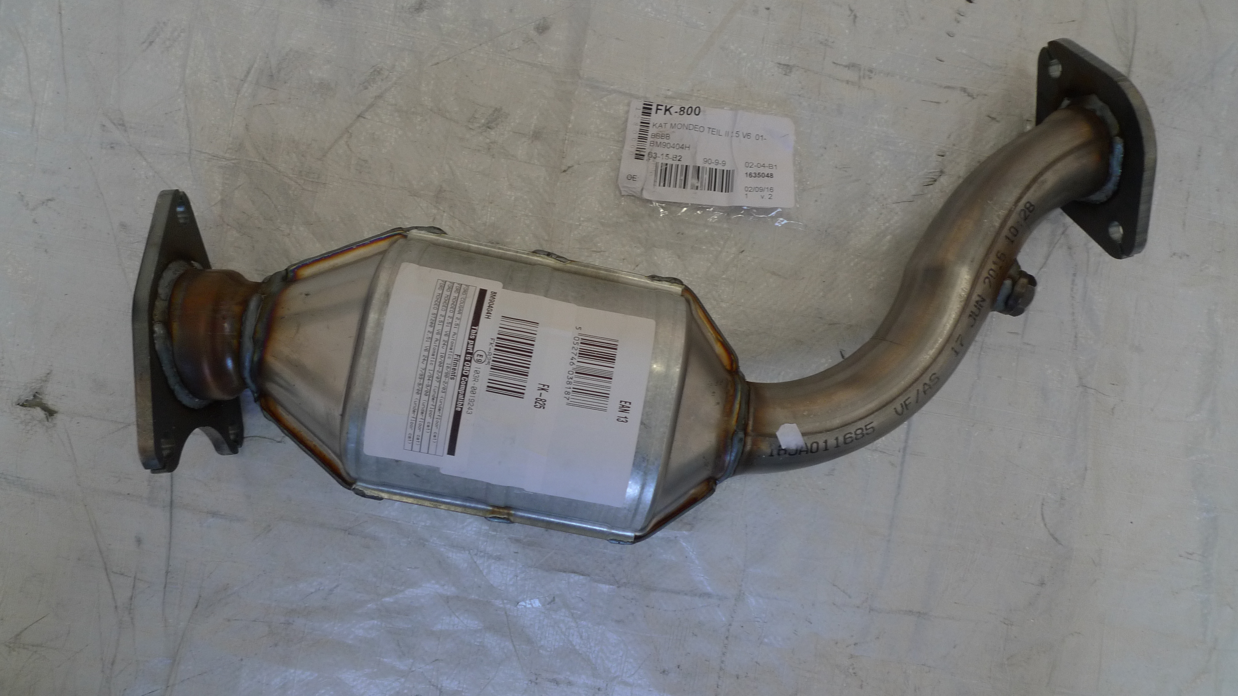 VEGAZ Katalysator fk800 for FORD
