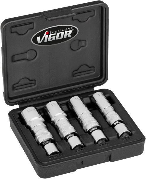 VIGOR Topnøglesæt, tændrør V7002/4
